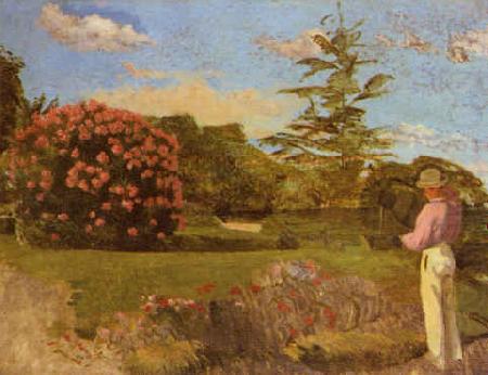 Frederic Bazille Little Gardener china oil painting image